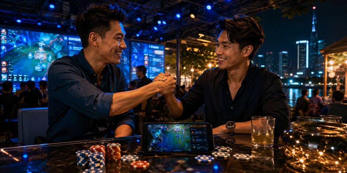 qh1422 Bàn baccarat và roulette trực tiếp